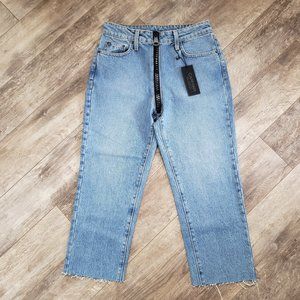 NWT Carmar Women’s Emelia Relaxed Fit High Rise Non Stretch Capri Style Jeans